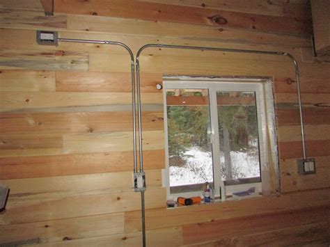 wooden electrical box|log home electrical kits.